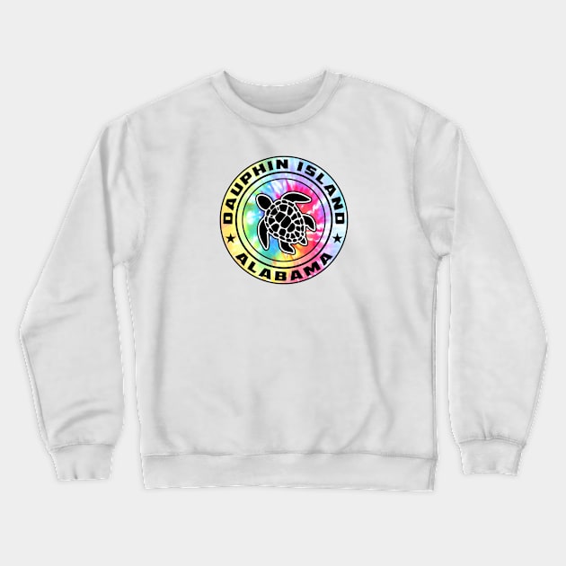 Dauphin Island Alabama Sea Turtle Crewneck Sweatshirt by heybert00